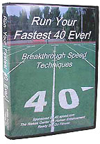 Plyometric workout sand plyometric drills are included in this new speed training video by 40speed.com. Click here to visit 40 speed Website for athletic performance improving   plyometic drills and workouts.