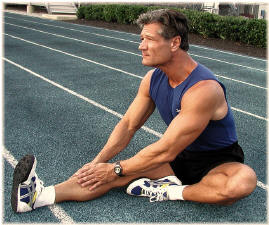 REMEMBER: Always move in slow-motion when stretching to avoid injury.